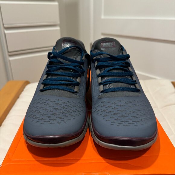 Nike x Undercover Labs Gyakusou Free Run 3.0 V4 Sz 9.5 Blue Dusk 543745-460 - Picture 2 of 8